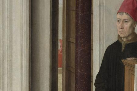 Het Laatste Avondmaal. Detail uit Middenpaneel