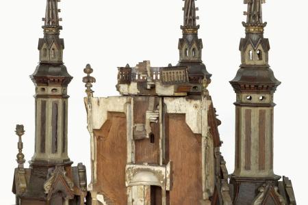 Maquette van de toren van de Sint-Baafskathedraal