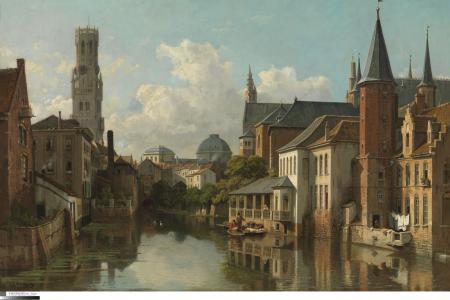 De Rozenhoedkaai in Brugge