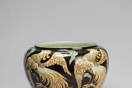 Cache-pot met feniksdecor