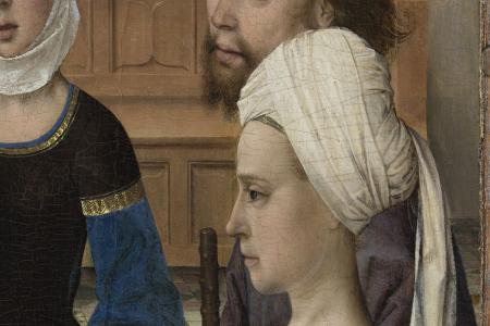 Het Laatste Avondmaal. Detail uit paneel linksonder