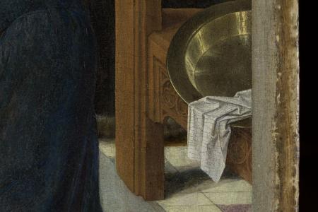 Het Laatste Avondmaal. Detail uit Middenpaneel