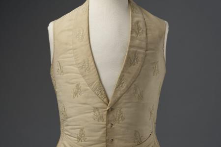 Ecrukleurig gilet