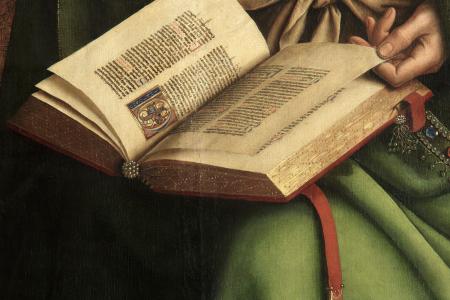 het Lam Gods: detail uit Paneel Johannes de Doper