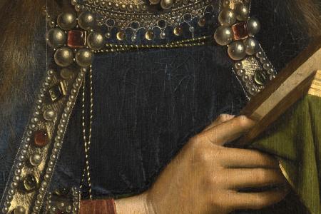 het Lam Gods: detail uit Paneel Maria