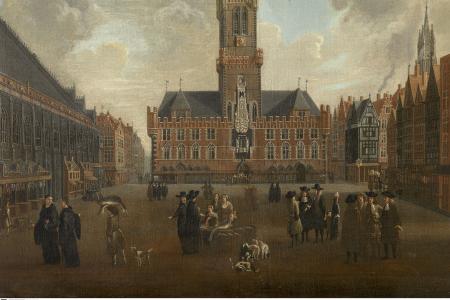 De markt in Brugge