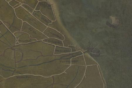 Kaart van het Brugse Vrije