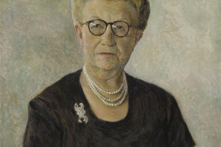 Portret van Irma Dhondt-Dhaenens