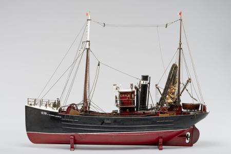 Scheepsmodel van het stoomvaartuig O.80 La Duchesse de Brabant