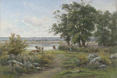 Een poel bij Bellancourt