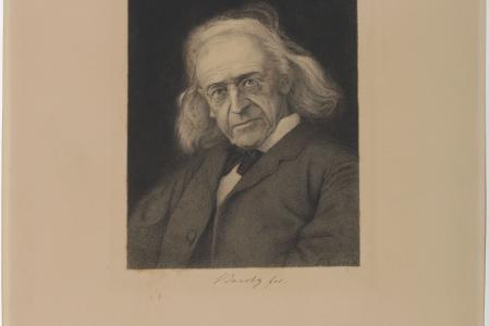 De archeoloog en historicus Theodor Mommsen