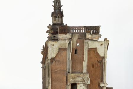 Maquette van de toren van de Sint-Baafskathedraal