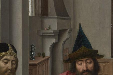Het Laatste Avondmaal. Detail uit paneel linksonder