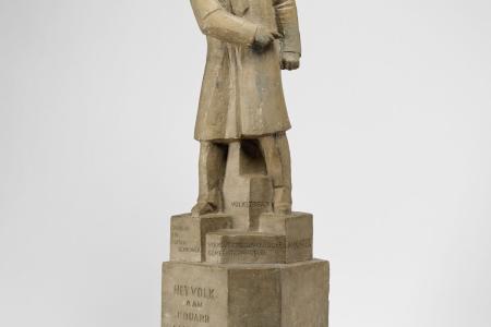 Ontwerp voor het standbeeld van Edward Anseele