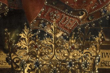 het Lam Gods: detail uit Paneel Christus