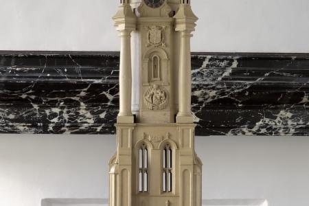 Maquette van de toren van de Sint-Michielskerk