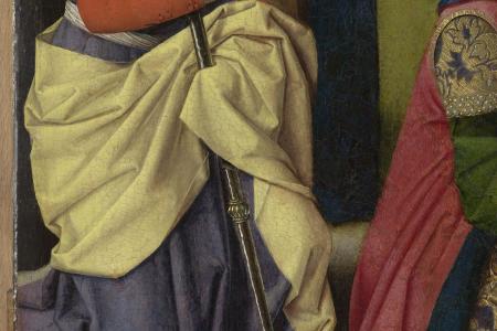 Het Laatste Avondmaal. Detail uit paneel linksboven