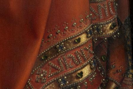 het Lam Gods: detail uit Paneel Christus