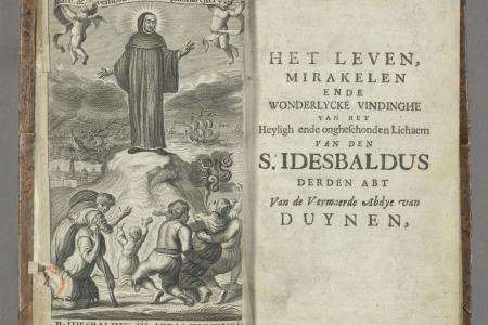 Eerste biografie over Idesbald door Nivardus Van Hove (1687)