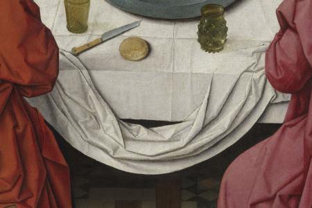 Het Laatste Avondmaal. Detail uit Middenpaneel