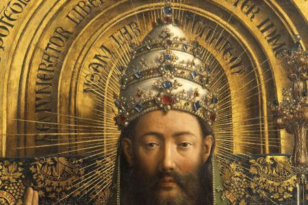 het Lam Gods: detail uit Paneel Christus