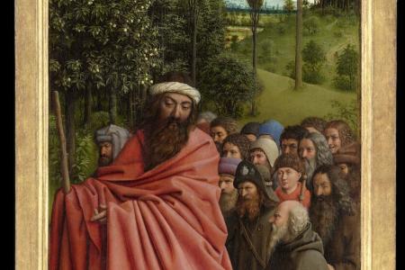het Lam Gods: De Pelgrims