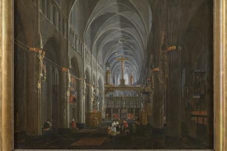 Interieur van de Sint-Donaaskerk