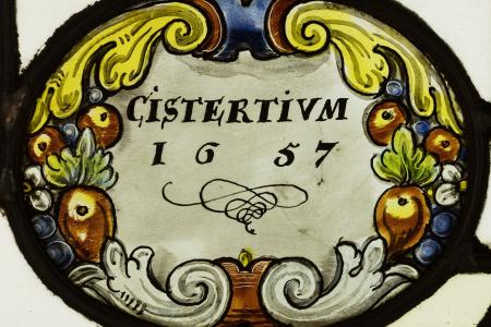 Samengesteld glasraam 'Cistertium 1657' van Herkenrode, 1659