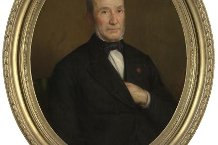 Portret van Auguste Waets