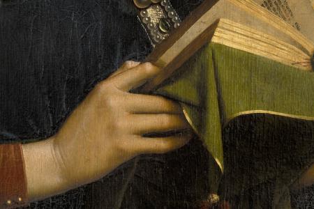 het Lam Gods: detail uit Paneel Maria