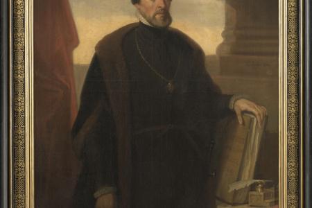 Portret van Cornelis Van Baesdorp  burgemeester van Brugge