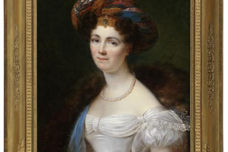 Portret van Joséphine Victoire Meslier-Duvey