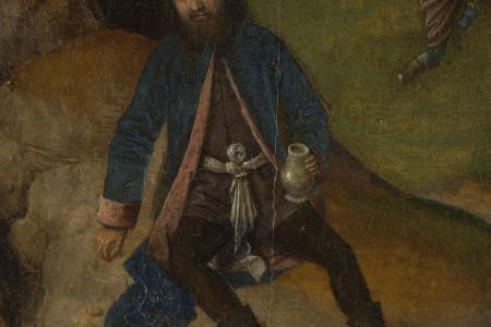 Het Laatste Avondmaal. Detail uit paneel rechtsboven
