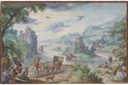 Landschap met de val van Icarus