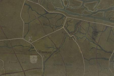 Kaart van het Brugse Vrije
