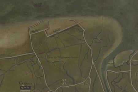 Kaart van het Brugse Vrije