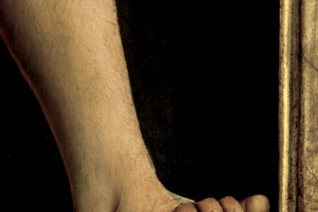 het Lam Gods: detail uit Paneel Adam