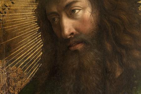 het Lam Gods: detail uit Paneel Johannes de Doper