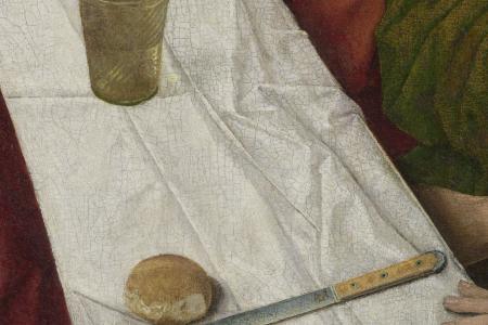 Het Laatste Avondmaal. Detail uit Middenpaneel
