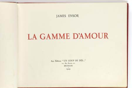 Gebonden album La Gamme d'Amour