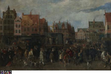 Jaarmarkt op de Meir in Antwerpen