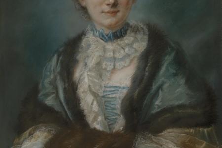 Portret van mevrouw de Malvoisin