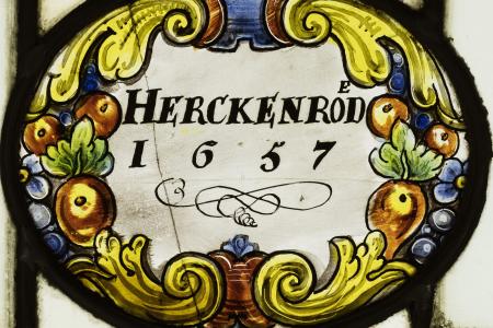 Samengesteld glasraam 'Herckenroed 1657' van Herkenrode, 1659