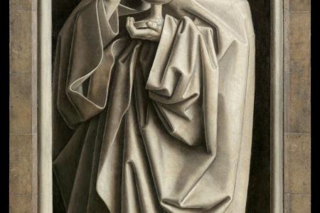 het Lam Gods: Paneel met Johannes de Evangelist