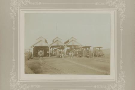 Aanleg spoorweg in Congo