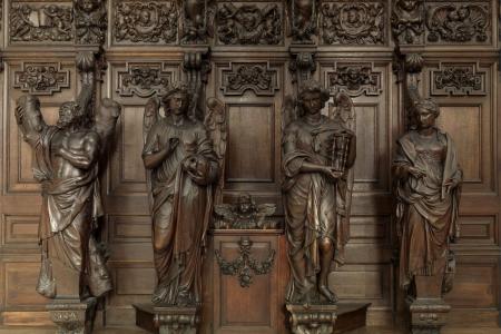 De biechtstoelen van de Sint Pauluskerk Antwerpen