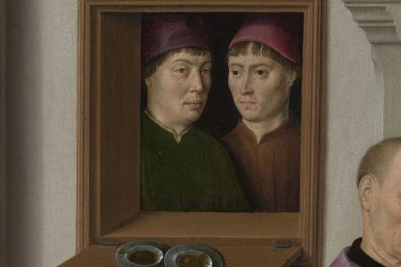 Het Laatste Avondmaal. Detail uit Middenpaneel