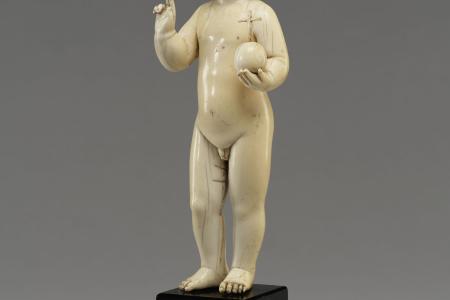 Jezuskind als Salvator Mundi