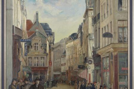 Gezicht op de Veldstraat