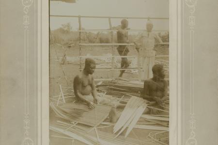 Aanleg spoorweg in Congo